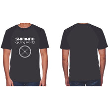 Load image into Gallery viewer, Shimano Cycling World Adult T-Shirt