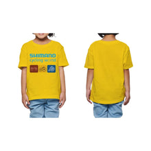 Load image into Gallery viewer, Shimano Cycling World Kids T-Shirt