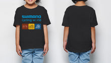 Load image into Gallery viewer, Shimano Cycling World Kids T-Shirt