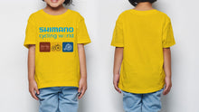 Load image into Gallery viewer, Shimano Cycling World Kids T-Shirt