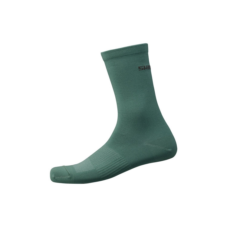 Sage green sock, left view