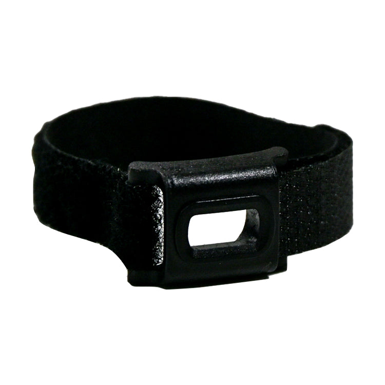 Lazer velcro strap for LED light, black