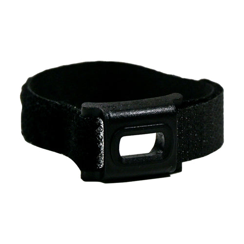 Lazer velcro strap for LED light, black