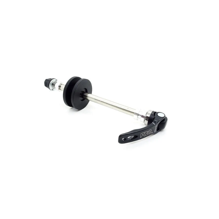 PRO chain tension device with quick release skewer lever, black with PRO logo 