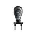 PRO bicycle computer mount, black with PRO logo