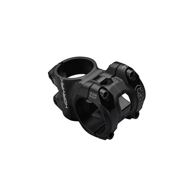 PRO Koryak stem, black with clamp and Koryak branding on left side