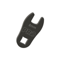 PRO open end wrench 8mm/comp with 1/4" torque wrench, black