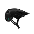 Lazer Lupo matte black helmet with black strap, right view