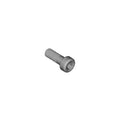 Close-up of a silver hex socket button head screw with a partially threaded shaft, shown at an angled perspective on a light grey background. The fastener features a rounded low-profile head with an internal hex drive for secure installation in mechanical and bicycle component assemblies.