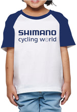 Load image into Gallery viewer, Shimano Cycling World Kids T-Shirt
